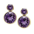 'Gossip' Amethyst Earrings