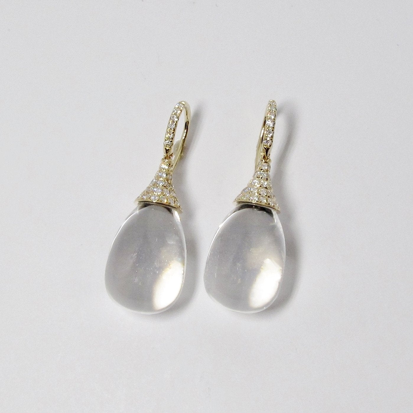 Rock Crystal Drop Earrings