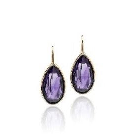 Amethyst Pear Shape Brio Earrings