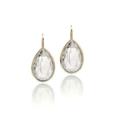 Moon Quartz Pear Shape Brio Earrings