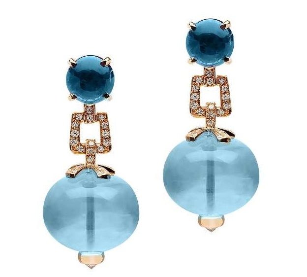 London Blue Topaz Earrings