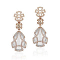 Moon Quartz Teardrop Earrings