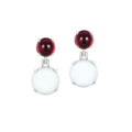 Garnet Drop Earrings