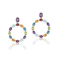 Amethyst and Citrine Earrings