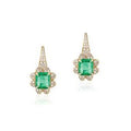 Emerald Stud Earrings