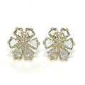 Prasiolite Fancy Trillion Flow Earrings