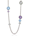 Prasiolite and Amethyst Necklace