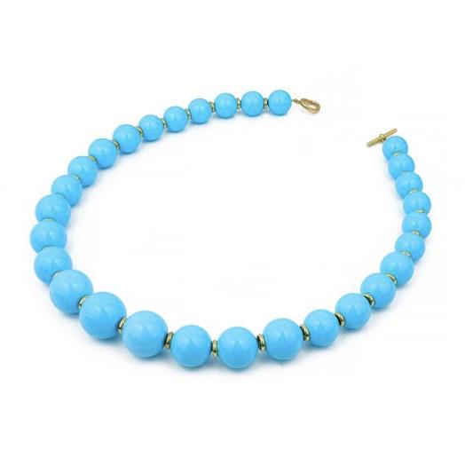 Turquoise Bead Necklace