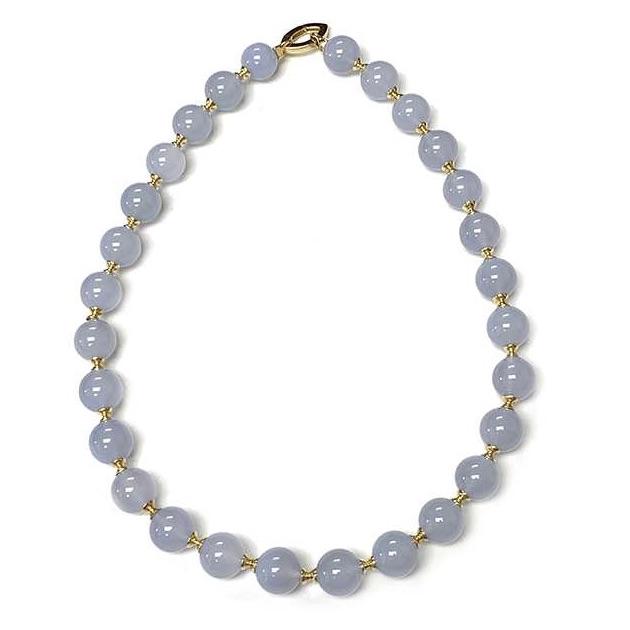 Blue Chalcedony Necklace