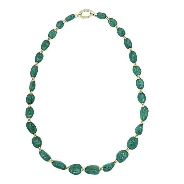 Emerald Beads Necklace