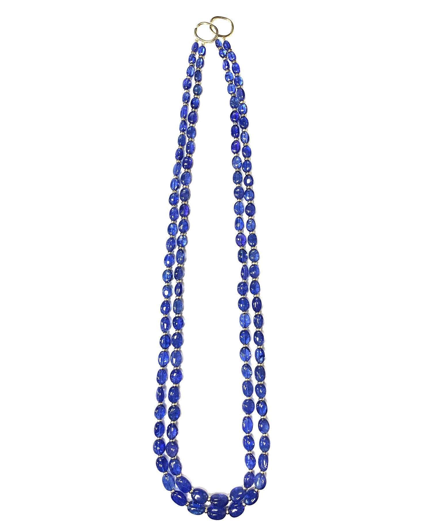 Tanzanite Bead Necklace