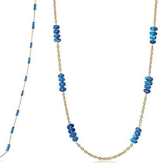 London Blue Topaz Chain Necklace