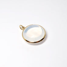 Load image into Gallery viewer, Moon Quartz Disc Charm (Available in 2 sizes)
