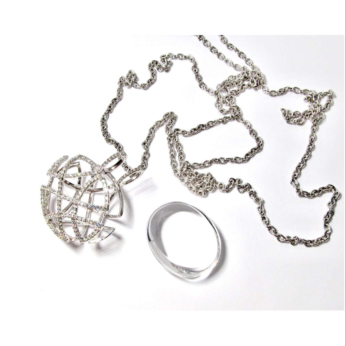 Oval Shape Oblong Pendant