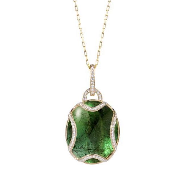 Green Tourmaline Necklace