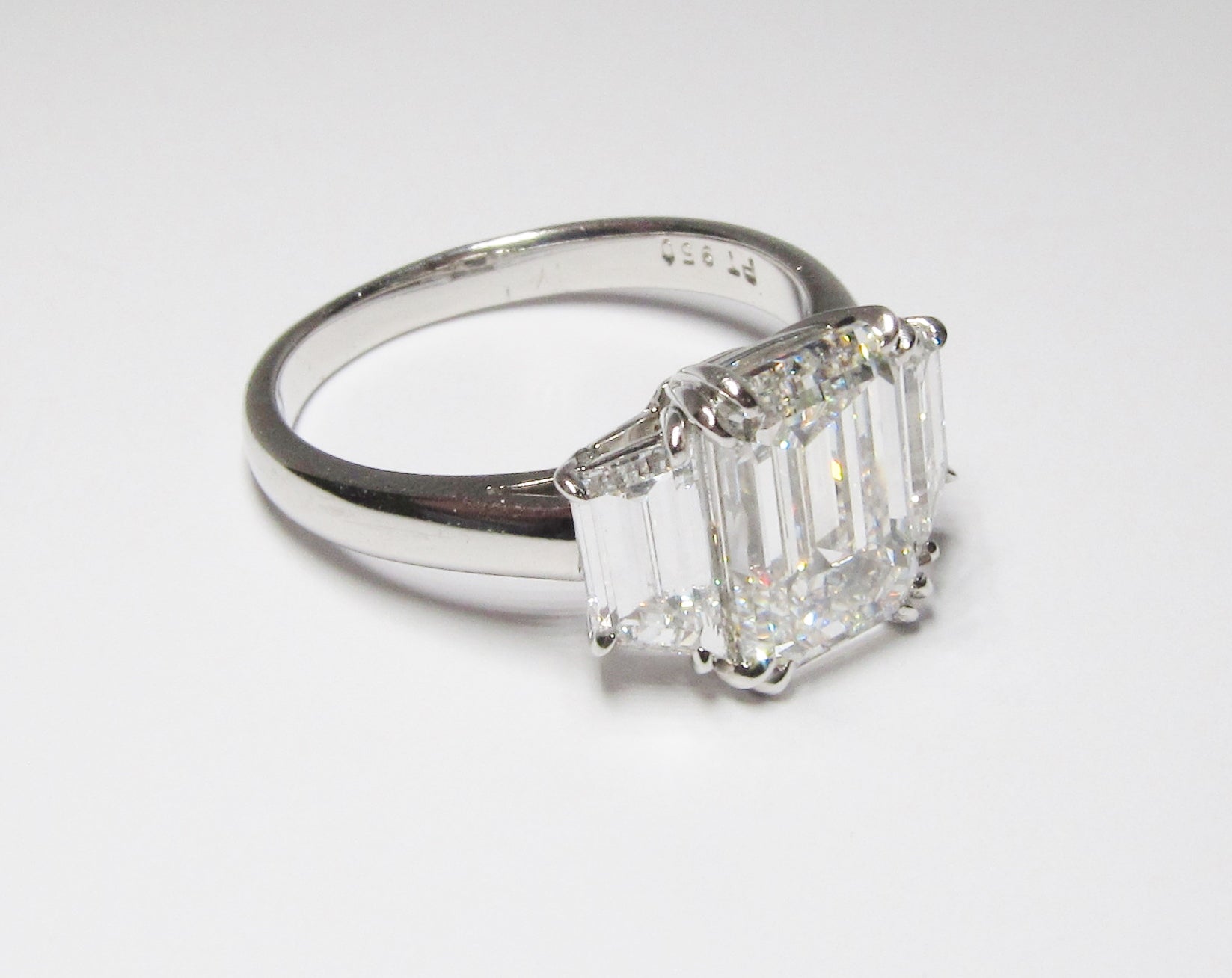 Emerald Cut Diamond Ring