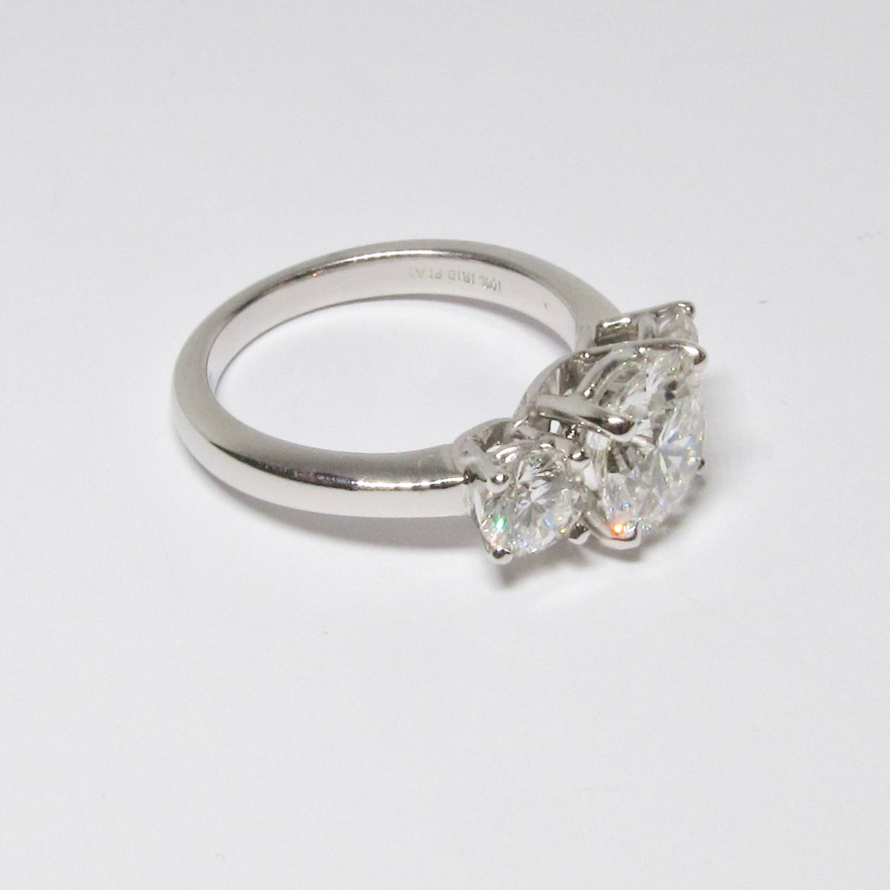 Round Diamond 3-Stone Ring