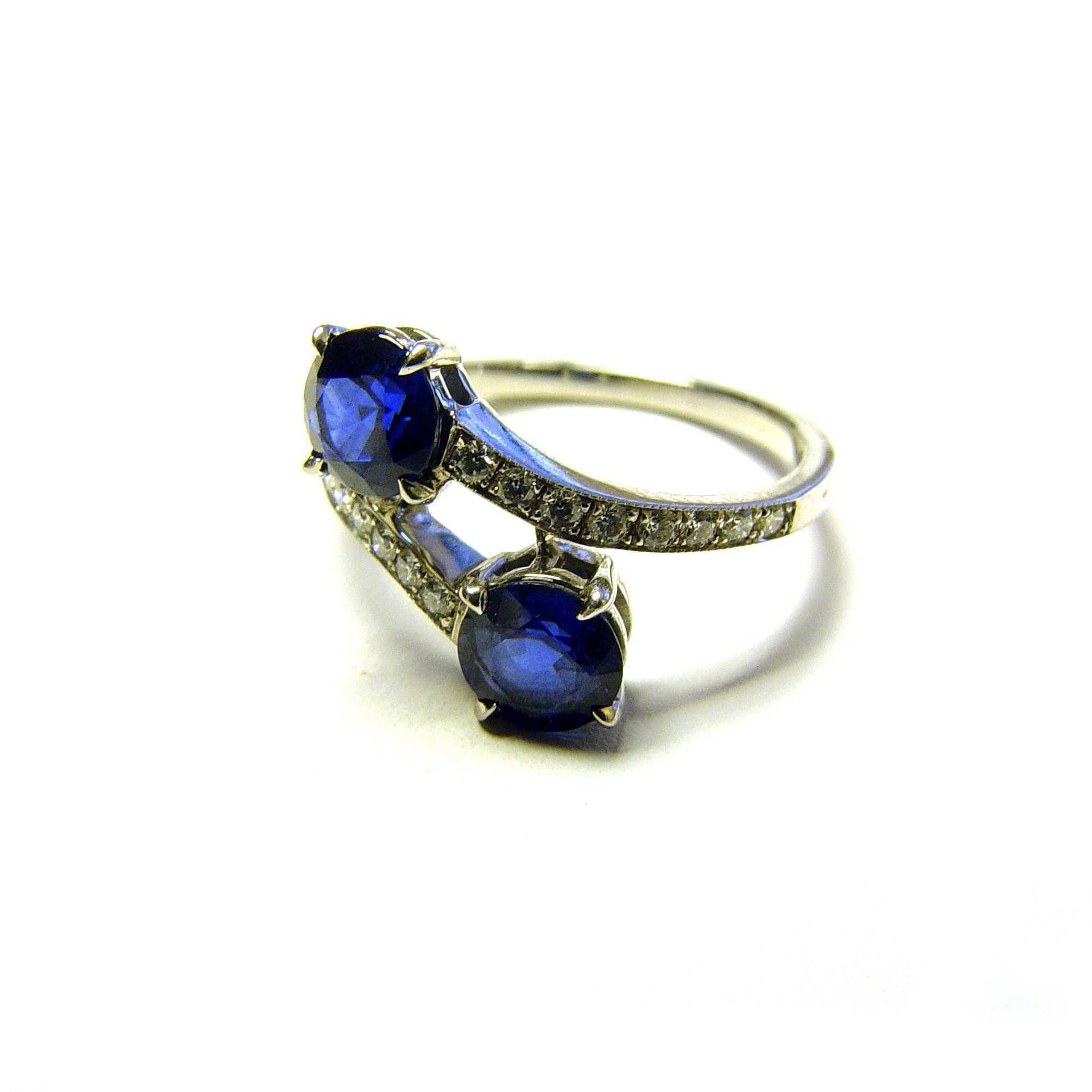 Sapphire & Diamond Ring