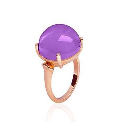 Amethyst Oval Cab Ring