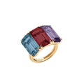 Amethyst and Garnet Ring