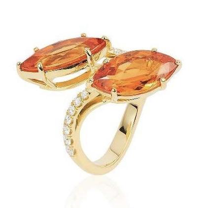 Mandarin Garnet Ring