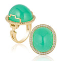 Chrysophase Ring