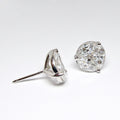 Multi Diamond Stud Earrings
