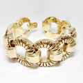 14k Yellow Gold Heavy Bracelet