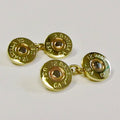 Cartridge Cap, 18k, Double Side Cufflinks