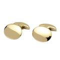 18k Yellow Gold Oval Cufflinks