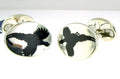 Birds Cufflinks Sterling Silver