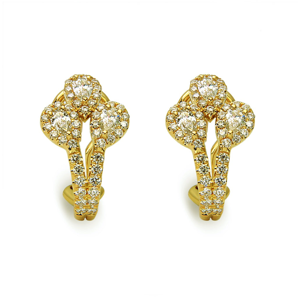 18k Yellow Gold Earrings