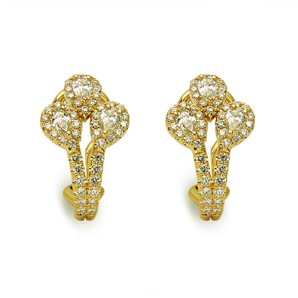 18k Yellow Gold Earrings