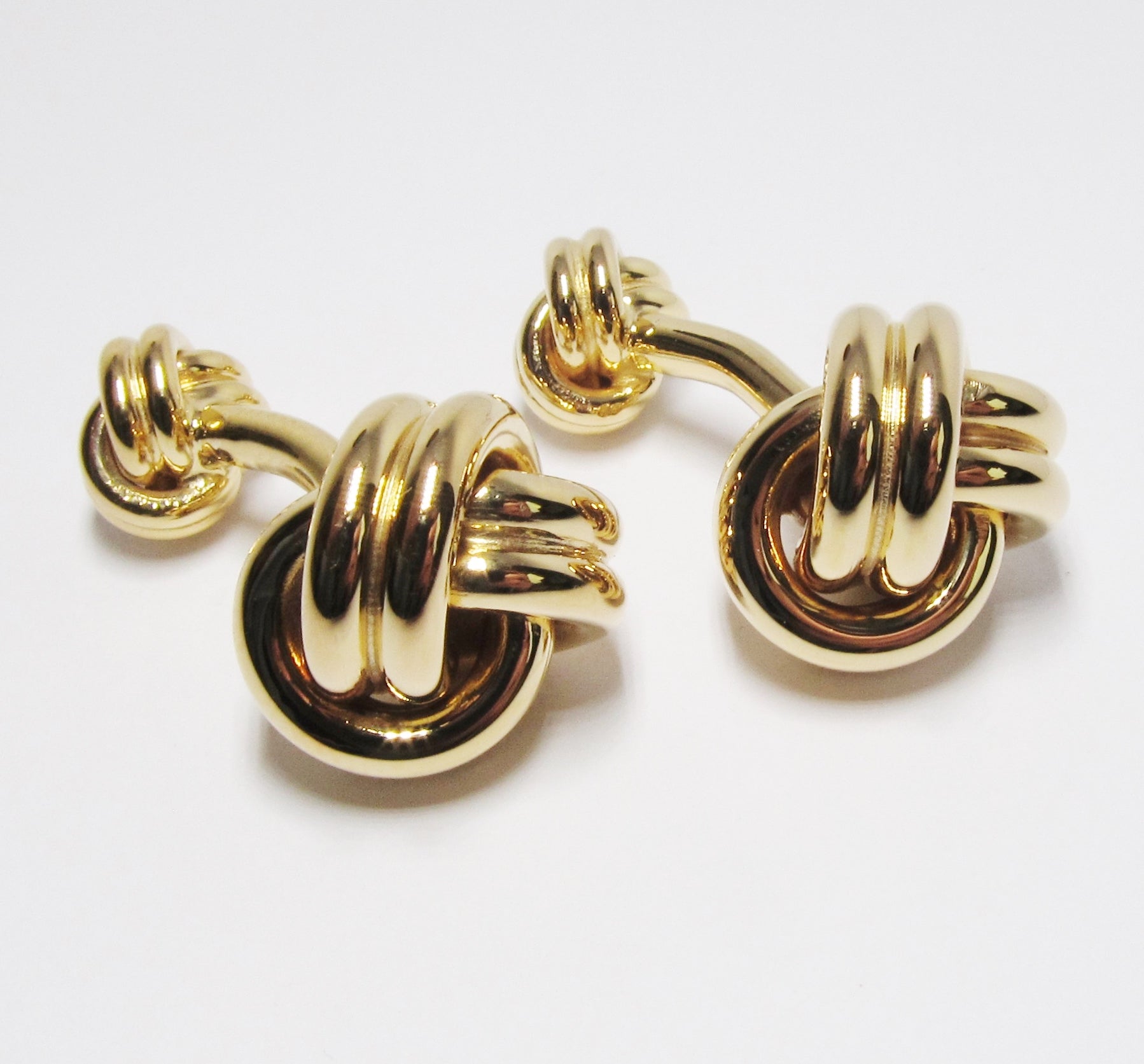 Yellow Gold Knot Cufflinks