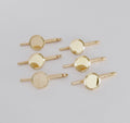 14k Yellow Gold Shirt Stud Set