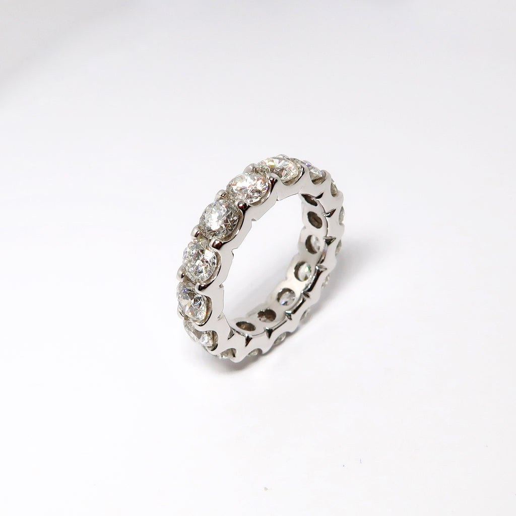 Round Diamond Eternity Band