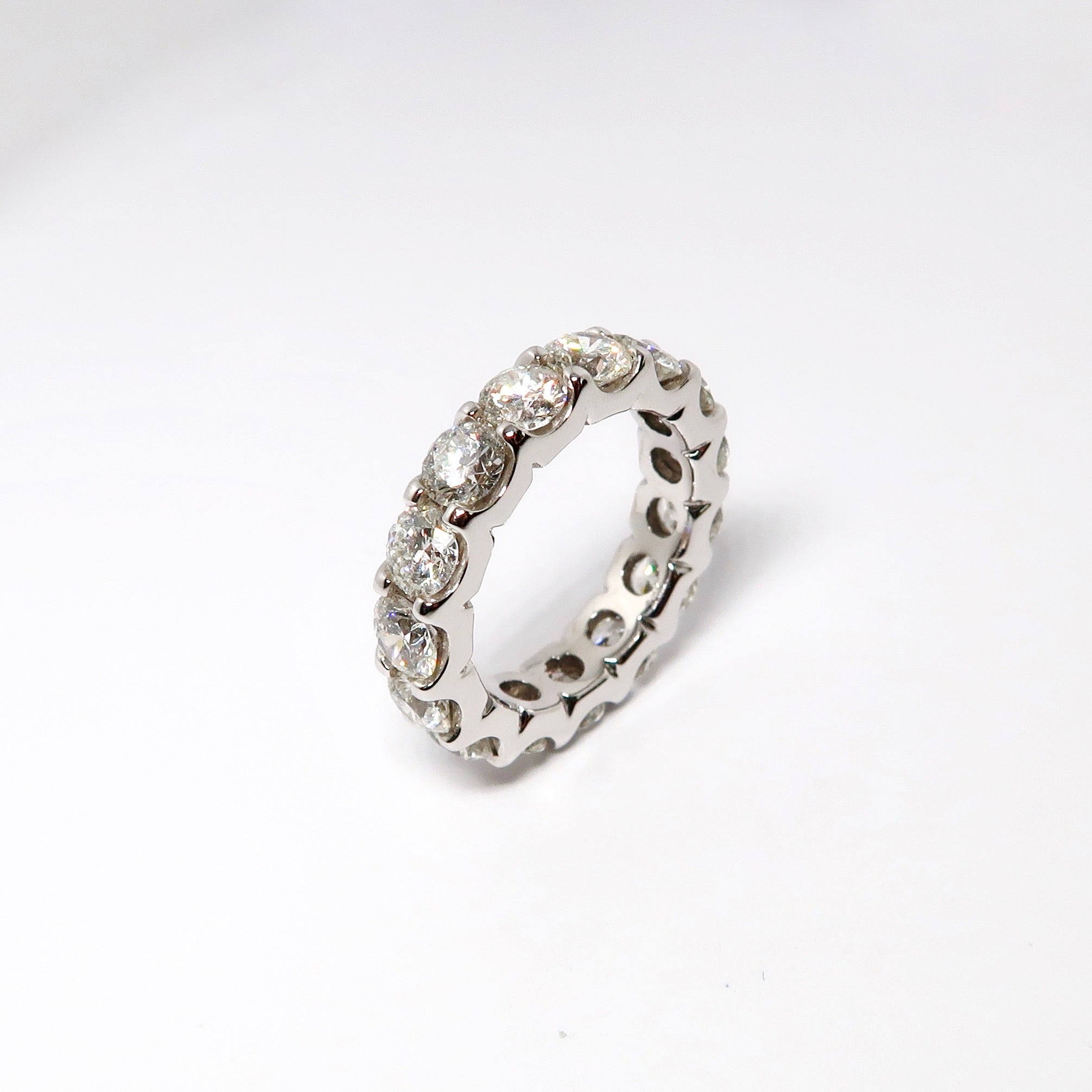 Round Diamond Eternity Band