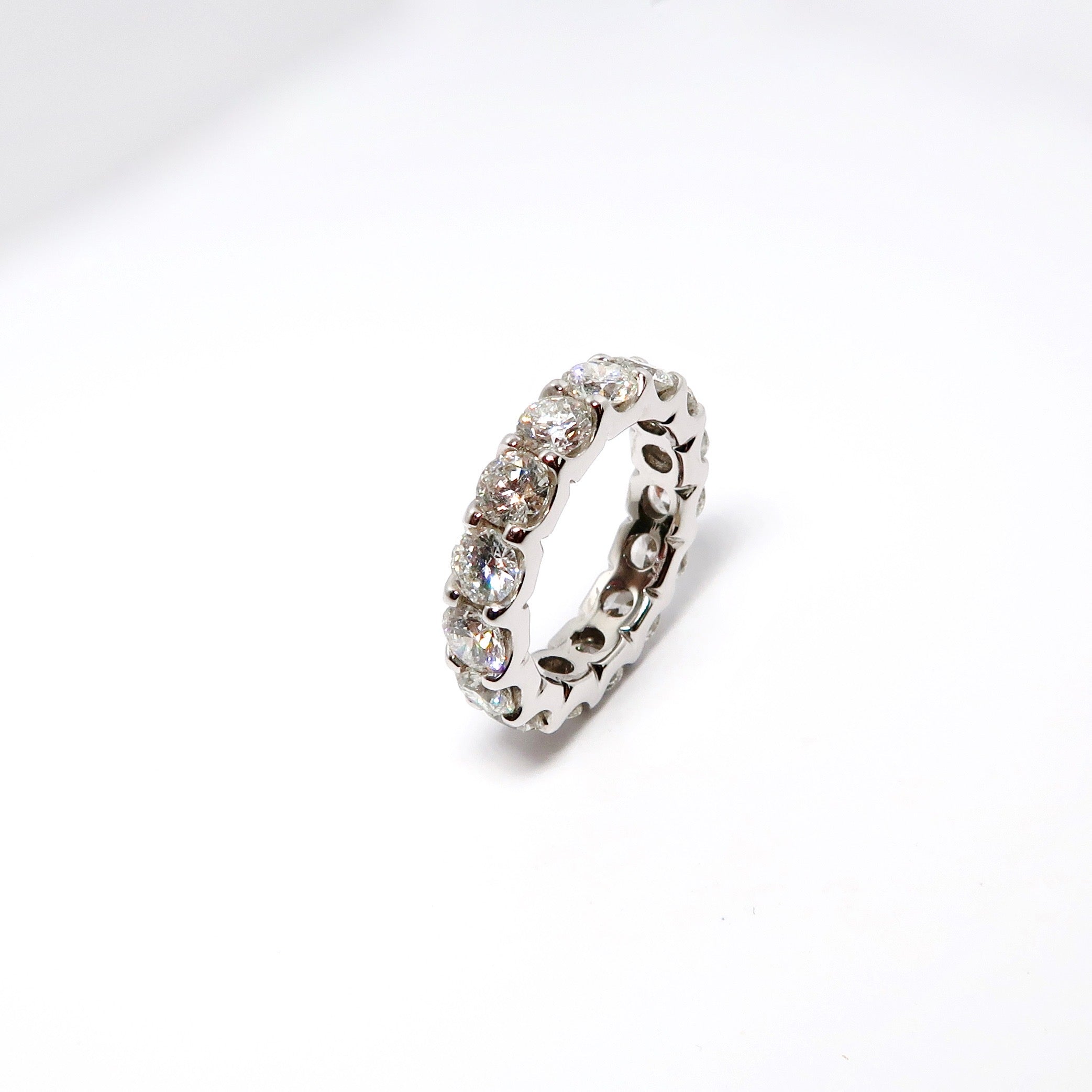 Round Diamond Eternity Band