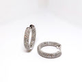 In/Out Oval Hoop Earrings