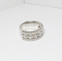 Load image into Gallery viewer, 18k White Gold Diamond Band

