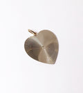 14k Yellow Gold Heart Shaped Tag Charm