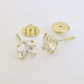 Round Diamond Stud Earrings
