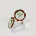 Library Company of Philadelphia Sterling Silver & Enamel Cufflinks