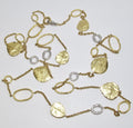 19k Yellow Gold Olive Branch Necklace