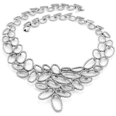 Diamond Ovals Necklace