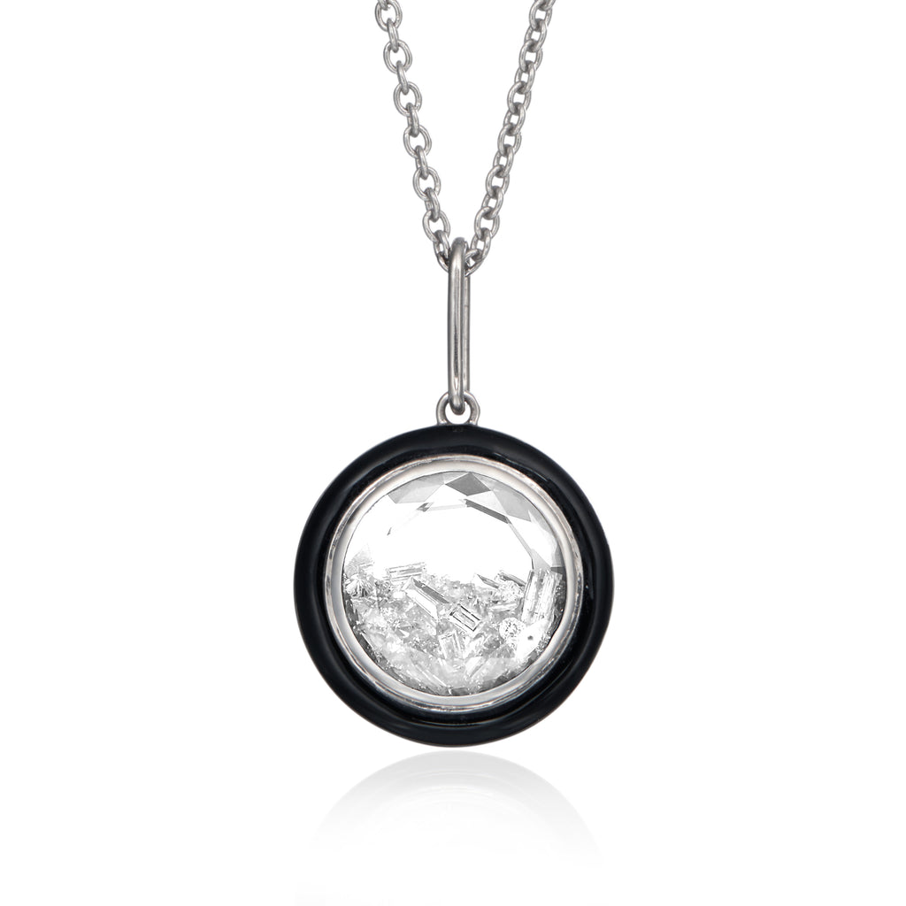 Double-sided Diamond Pendant