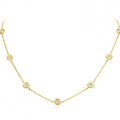 18k Yellow Gold Mini B Necklace