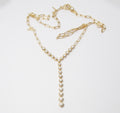 18k Yellow Gold & Diamond Moonlight Y Necklace