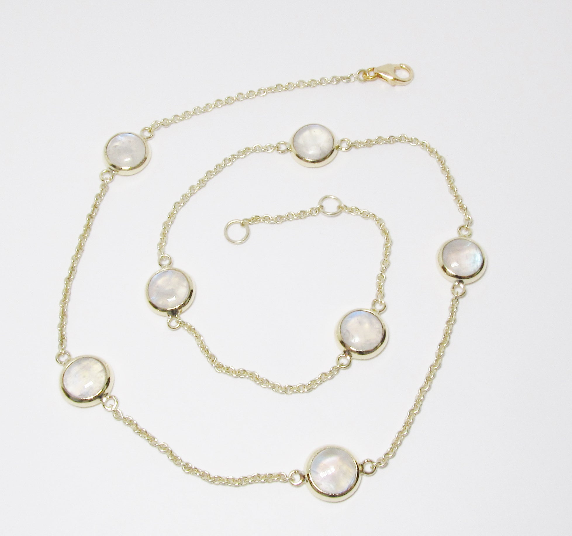 Rainbow Moonstone Necklace