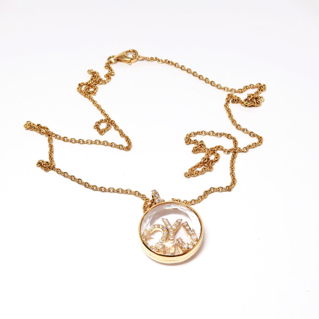 15mm Kaleidoscope Shaker Locket Pendant
